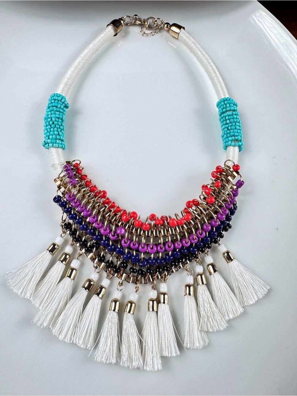Vintage Bohemian Bib Necklace